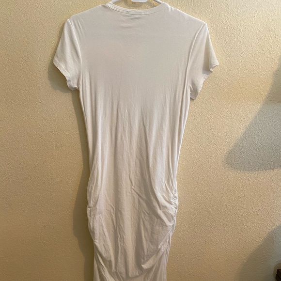 James Perse White Cotton Midi Dress - Picture 5 of 5